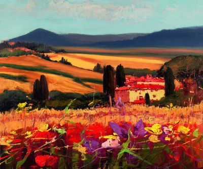 Unknown tuscan landscape